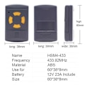 Miniatyrbillede 4 af 5: Ny Hormann 433MHz garageport fjernbetjening replikering HSE2 HSE4 HSM2 HSM4 43392MHz fast kode {db}