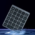 Miniatyrbillede 2 af 5: N970 Trådløs Bluetooth Numerisk Tastatur Med Usb Hub Dobbelt Tilstand Flere Funktionstaster Mini Numpad Til Ac [DB] Black