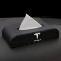 Miniatyrbillede 2 af 5: Ansigtsvævsholdere til tesla model 3 model y papir multifunktion tissue box db