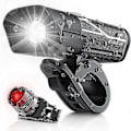 Miniatyrbilde 1 av 4: 1000 Lumen USB Oppladbar Vanntett Sykkellykt Sett Super Sterk 5 Moduser qBK EEP [DB]