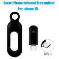 Miniatyrbillede 2 af 5: Trådløs Smart Phone Infrarød Sender IR Mini Fjernbetjening til 15/ Pro/Plus USB-C til TV A {DB} Black
