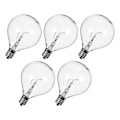 Miniatyrbild 2 av 2: 5 st E12 Doftvaxdiffuserlampa 25W Dimbar Globe Klar Glödlampa DB transparent color 7.00X5.00X5.00CM