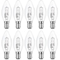 Miniatyrbillede 1 af 5: 10 Pak B15d Halogenpærer, Dæmpbar 42w C35 Halogen Lyspære 42w B15d Eco Halogenpærer B15d Lyspærer Lille Bajonet [Db]