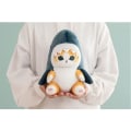 Miniatyrbilde 4 av 5: Søt hai-katt plysjleketøy, 8' katteansikt hai plysjleketøy dukke, Kawaii myk plysj hai-katt pute for gutter (blå)  (xq) [DB]