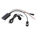 Miniatyrbilde 1 av 5: Bil Bluetooth AUX Adapter Trådløs Audio Telefonsamtale Håndfri Mikrofon for -121B AI-NET -9857 -98 Db black