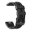 Miniatyrbilde 3 av 5: 26mm Silikonrem For Garmin Fenix 6X Pro [db] Black