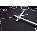 Miniatyrbillede 3 af 5: Vægklokke 12 tommer Lydløs Ikke-tikkende Vægklokke db blacksilver