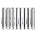 Miniatyrbilde 1 av 5: 8 stk. krittbeholder i aluminiumlegering, krittbeholder for lærere, uknuselig krittbeholder, barnas maling  [XC] silver