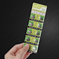 Miniatyrbillede 3 af 5: 10 stk. Cell Coin Alkaline Batteri Ag7 1,55V Knappenbatteri Lr927 Til Ur [DB]
