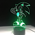 Pikkukuva 2 / 5: 3D Sonic Yövalo 1 Malli Ja Väriä Vaihtava A251  [dB}