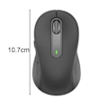 Miniatyrbilde 5 av 5: M650 Trådløs Mus 2.4GHz Bluetooth-kompatibel Doble Moduser Ergonomisk DPI Justerbar Stille Mini Lett Universal Trådløs Datamaskin Kontor Db Black