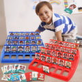 Miniatyrbillede 2 af 5: Hvem er det brætspil Sjovt Gæt hvem Kort Spil Legetøj Desktop Lærende Spil [DB] Multi-color 1PC