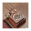 Miniatyrbild 4 av 5: Retro Radio Bluetooth-högtalare, tydlig ljud bärbar trådlös retrohögtalare för köksbord gammal Fa