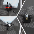Miniatyrbild 5 av 5: 2-pack tyst kvartsurverk - väggurmekanismdelar
