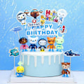 Miniatyrbild 2 av 5: 8 st/set The Octonauts figurer Octo Crew Pack Playset Actionfigur docka leksak prydnad Db