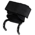 Tyngdlyftningskrokstång Kraftiga handledslindor Träning Pull-up Handflator Greppremmar [DB] Black Double Row Hook 1PCS