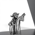 Miniatyrbillede 4 af 5: 1 stk Star Wars Master Yoda Metal Bogreol Bogreols Bogstøtter Bogholdere db