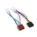 Pikkukuva 4 / 5: ISO-autoradion johtosarjan sovitinliitin kaapeli TOYOTA Lexus MR2 Land Cruiser RAV4 Solara Yaris db:lle Black