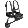 Miniatyrbilde 4 av 4: Barnehjelm for ski, sikkerhetssele for ski, treningssele for snowboard med sikkerhetsline [XC] Black