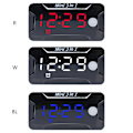Miniatyrbillede 3 af 5: Vandafvisende Digitalt Ur & Termometer & Voltmeter til Motorcykel [DB] Blue