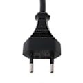 Miniatyrbillede 4 af 4: Strømadapterkabel EU 2-polet Han til IEC 320 C5 Mickey til Notebook Strømforsyning 30cm [DB] Black