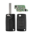 Pikkukuva 5 / 5: Auton avaimen kaukosäädin 433mhz Id46 siru Pcf7941 Hu83 terä Citroen C3 C2 C5 {Db}