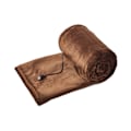 Miniatyrbilde 1 av 5: USB Oppvarmet Teppe Elektrisk Oppvarmingsteppe Poncho Sjal Wrap Kaste-80 x 140cm Nytt {Db} Brown