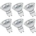 Miniatyrbillede 1 af 4: 6-pak Gu10 Halogenpærer 50w 230v Gu10 Halogen Spotlight Pærer Varmt Hvid Til Loftlamper Dæmpbar -ZHENV db