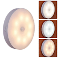 Miniatyrbild 1 av 5: Smart Rörelsesensor LED Nattlampa med 3 Färglägen för Sovrum [db]