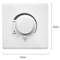 Miniatyrbild 4 av 5: 86 Typ Takfläkt Justering Steglös Hastighetsregulator Väggströmbrytare 220V 10A [db] white