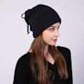 Miniatyrbillede 5 af 5: USB Opvarmet Hue Udendørs Vinter Beanie Halstørklæde Unisex | Grå 20x20cm, USB Opladning, Kuldebeskyttelse Db gray