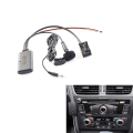 Pikkukuva 2 / 5: Auton Bluetooth 5.0 Aux-kaapeli Mikrofoni Handsfree Matkapuhelin Ilmainen Soittosovitin E60 E63 E87 [DB]