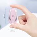 Miniatyrbillede 3 af 5: Nøglering Portable Oplader 1500mAh Mini Power Emergency Pod, Hurtig Opladning Power Bank Batteripakke, Nøglering Mobiltelefonoplader {db} for iphone-black