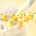 Miniatyrbillede 2 af 5: 8 stk. Pikachu Actionfigur med fint håndværk Slidstærk PVC Pikachu Battlefigur til underholdning Db 8pcs