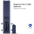 Miniatyrbillede 4 af 5: Denon Dra-F109Dab, Dra-F109, Dcdf109, Draf109 - Rc-1163 Erstatningsfjernbetjening [DB]