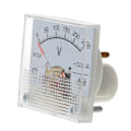 Miniatyrbild 5 av 5: Analog Voltmeter DC Rektangel Analog Volt Panelmätare 10 Stilar Volt Test [db] 0-5v