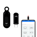 Miniatyrbilde 3 av 5: Trådløs Smarttelefon Infrarød Sender Universell Mini Fjernkontroll med Type-C Kobling Rep [db] Black