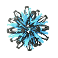 Miniatyrbild 5 av 5: Expanderbar andningsboll för barn, boll lämplig för barn för yoga, ångest, avkoppling, stresslindring, leksaker db Blue