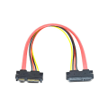 Pikkukuva 5 / 5: 7+15-pinninen Sata-uros-naaras-jatkokaapeliadapteri kiintolevylle Ssd [DB] 50cm