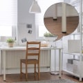 Miniatyrbilde 2 av 5: 3 ruller filt møbelputer Heavy Duty filtstrimlerull med selvklebende bakside selvklebende filttape for å beskytte gulv