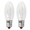 Miniatyrbillede 1 af 3: 5 stk. Saltlampe Pærer Udskiftning Langvarig 15 Watt E12 Fatning Varmt Lys Lysestager Pærer (Varmt Hvidt Lys) [DB] 5 pcs