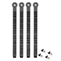 Miniatyrbillede 1 af 5: Snowboard Ankelsløjfe Rem Binding Udskiftning Robust Universal Enkel Installation Ankelsløjfe Snowboard Binding Dele [DB] 4pcs