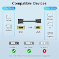 Pikkukuva 4 / 5: DB VENTION EABBG 1,5 m 24+1 DVI - VGA -johto 1080P 60 Hz Uros-Uros Kullattu Adapterikaapeli