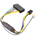 Miniatyrbillede 3 af 4: 24-polet til 6-polet ATX strømforsyningsadapterkabel til HP Z220 Z230 SFF MT TWR-serien 4000 [DB]
