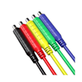 Miniatyrbillede 5 af 5: 6 stk. Magnetiske Testledninger Silikon Blød Fleksibel Jumper Testledninger 30v Ac5a 3.3ft Magnetisk Testledning [DB]