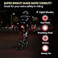 Miniatyrbillede 4 af 5: Yhsqv-smart Cykel Baglygte Ultra Lys Stærk Bagbremselygte USB Genopladelig LED Baglygte Vandtæt Vejcykellygte [db]