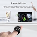 Miniatyrbillede 3 af 5: Trådløs Bluetooth Mus Mini Intelligent Håndholdt Fingerring Mus Bluetooth Bærbar Mus Genopladelig Fjernbetjening Tommelfinger Mus [DB]
