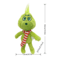 Miniatyrbild 2 av 5: Ny produkt Greench Grinch Jul Grön Geek Plyschleksak Juldocka Grön Geek Docka [DB] B