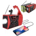 Miniatyrbillede 1 af 5: Radio håndsving, solcelledrevet radio, NOAA-radio, håndsvingradio, solcelledrevet radio, radio DB Red