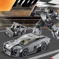 Miniatyrbild 4 av 4: Barnens Byggkloss Bilmontering Modell Utveckling Intelligens Racing Diy Pojke Leksak (ferrari F8 666001.) db